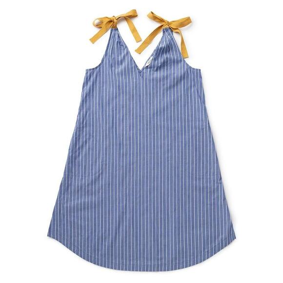 MATILDA JANE Brilliant Daydream Sandy Seashell CoverUp Size S Small Striped Blue - Picture 3 of 9